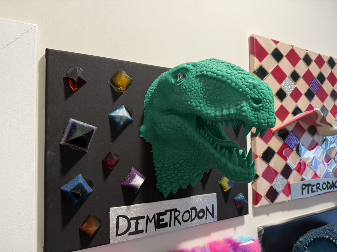 3D printed Dimetrodon Wall Decor - photo 4