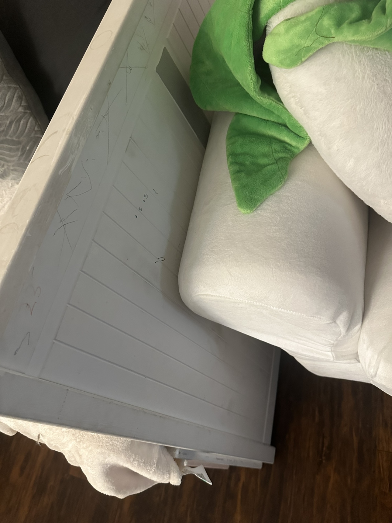 Day bed White Bed Frame With Storage - photo 2