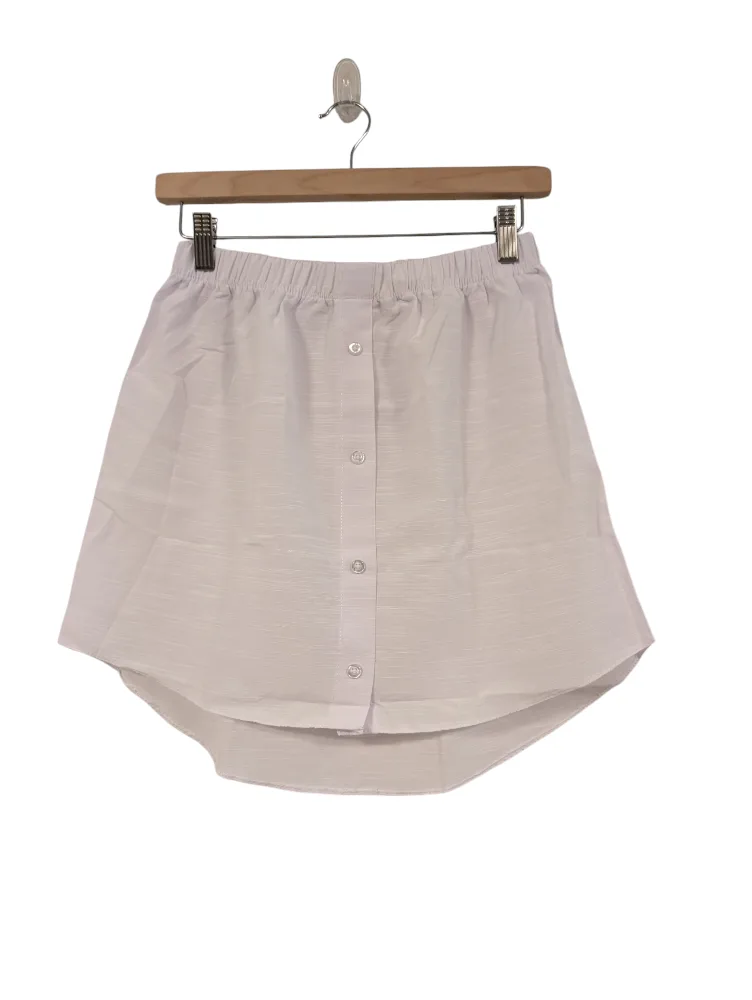 White Button-Up Skirt/Shirt Extension #freecycle thumbnail