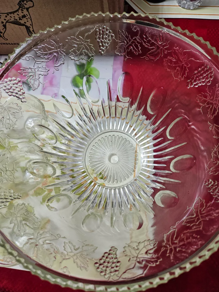 Vintage Grape Punch Bowl Set image indicator(3)
