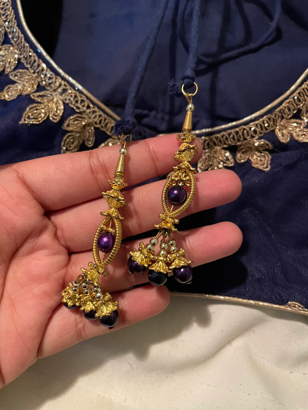 Blue and Gold Blouse image indicator(3)