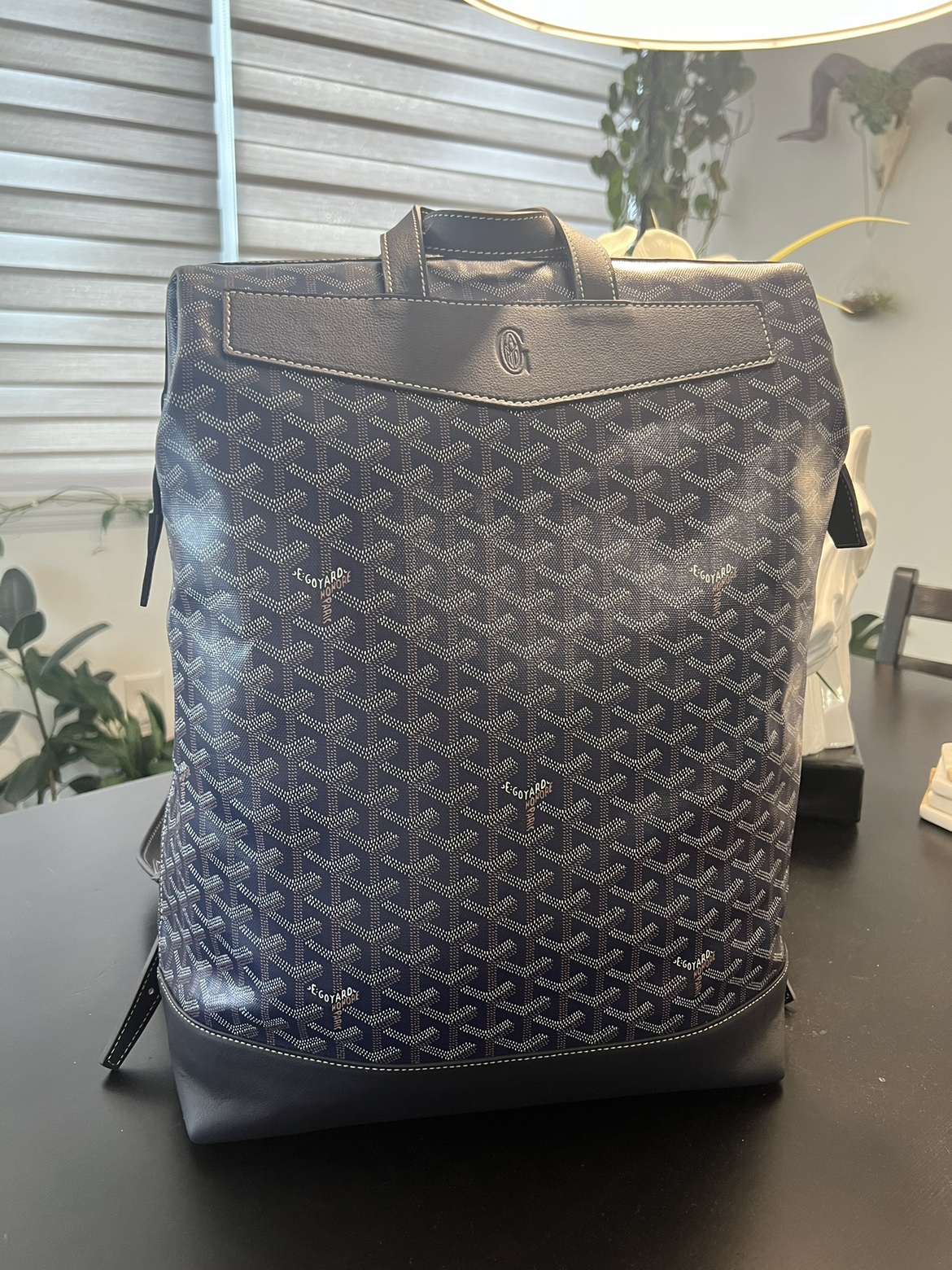 Goyard Cisalpin Backpack - Navy Blue