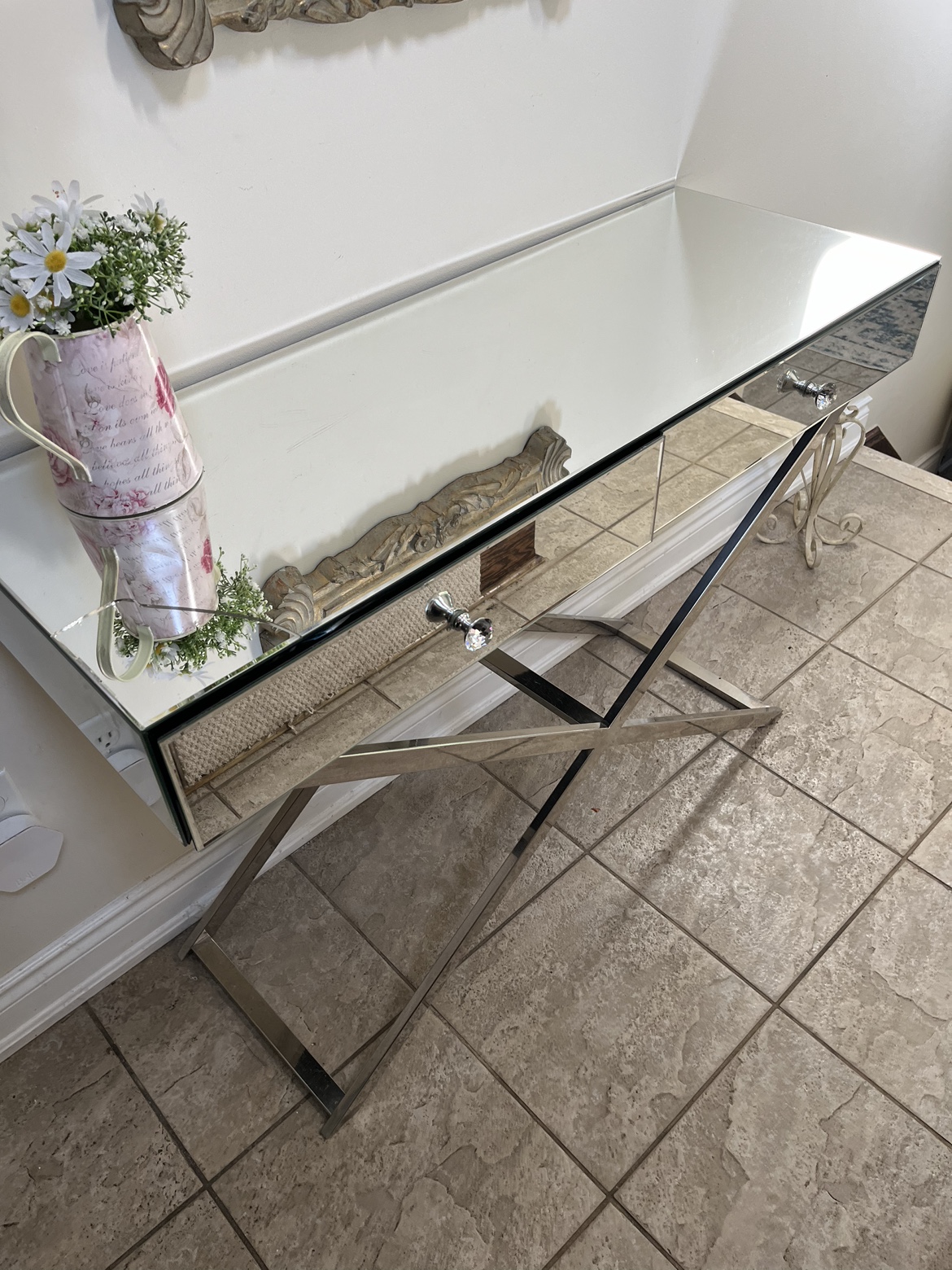 Mirrored Console Table