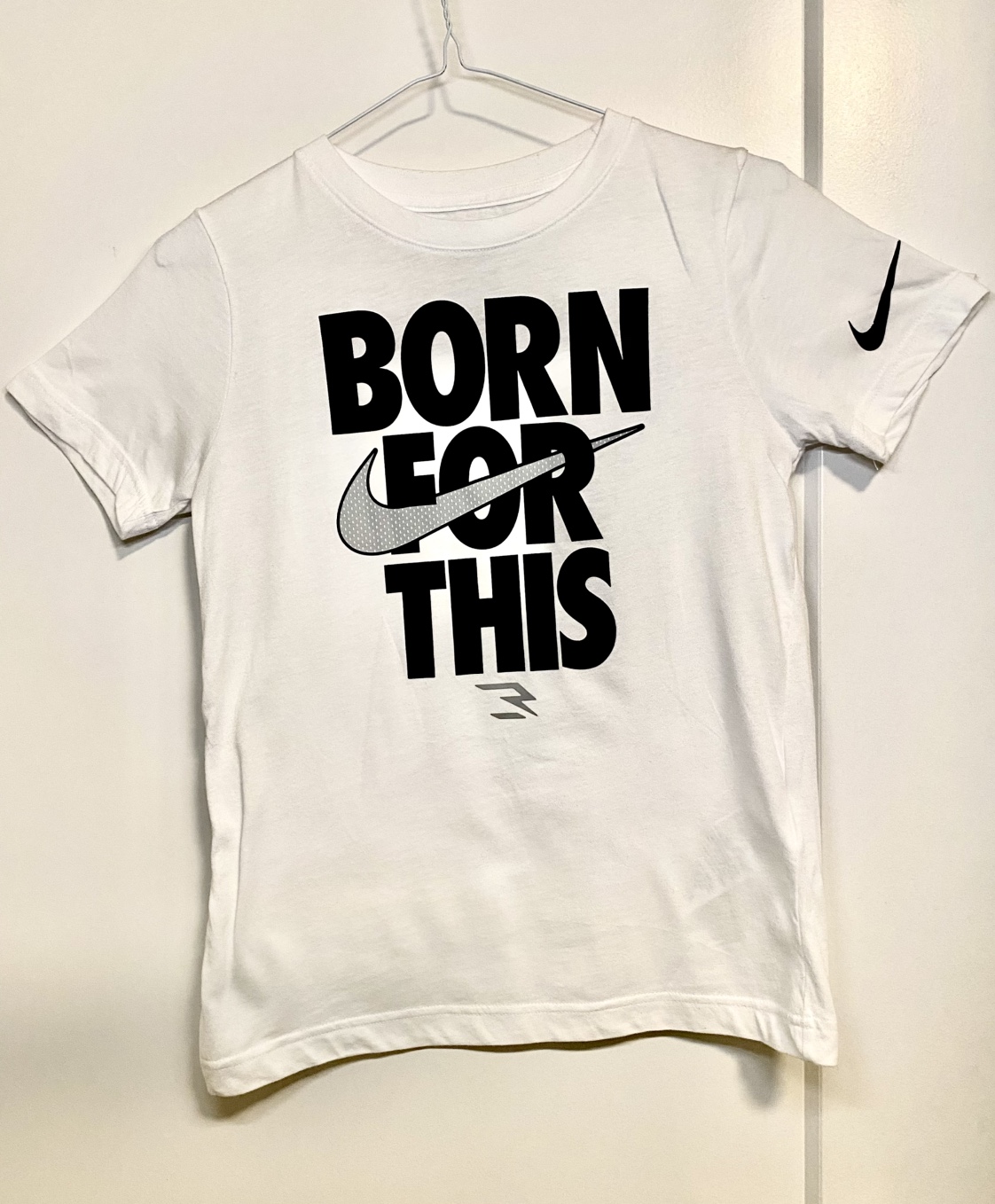 Nike 3BRAND 10-12 YRS White Short Sleeve Born For This T-Shirt