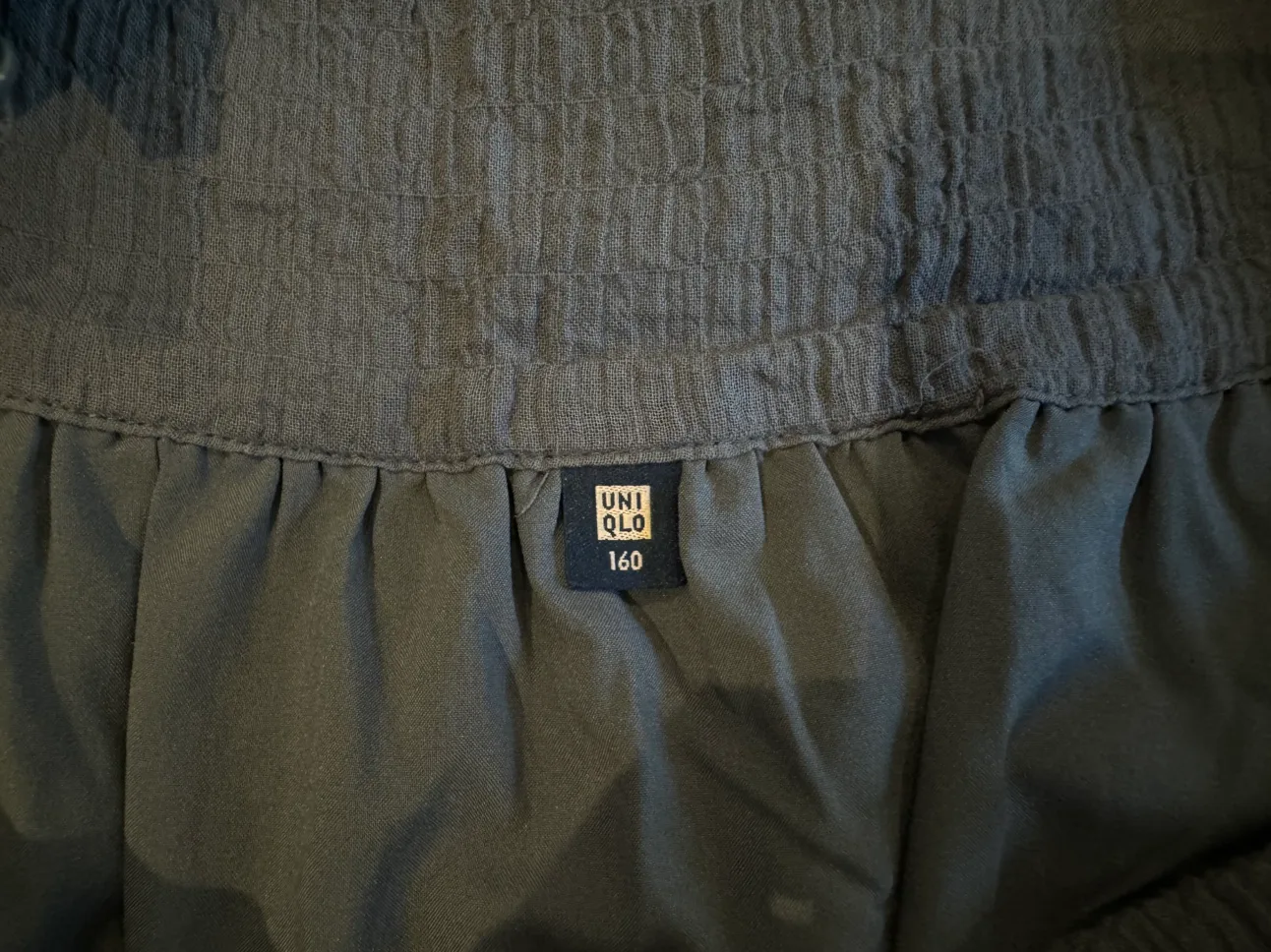 UNIQLO Girls Blue Cotton Slip Dress image indicator(3)