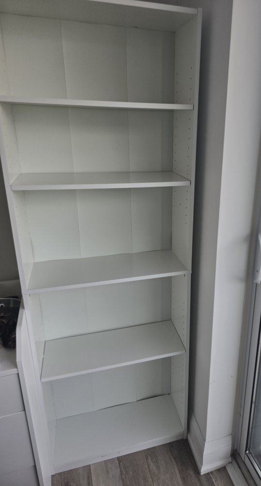 White Bookshelf