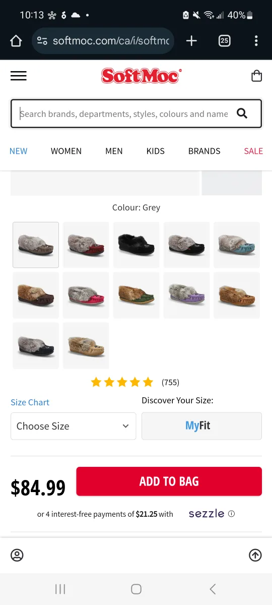 Brand New Women's Size 8 Softmoc Mocasins image indicator(2)