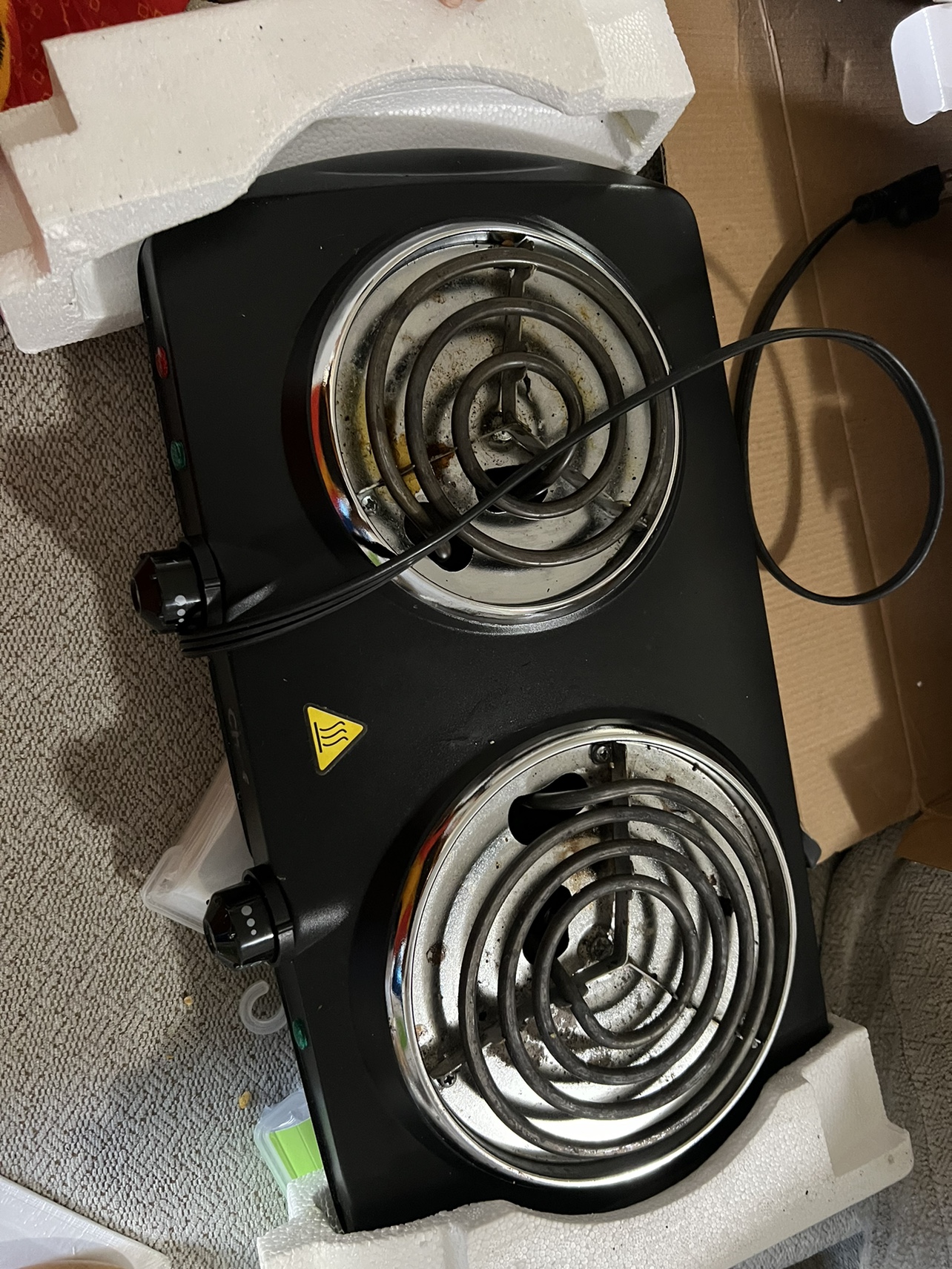 Chef Double Burner Cooktop - photo 3