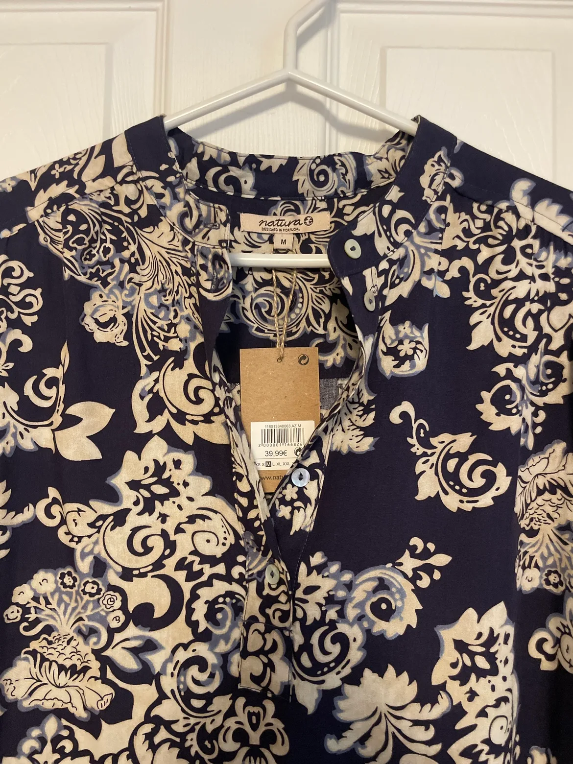 Navy & Cream shirt dress image indicator(3)