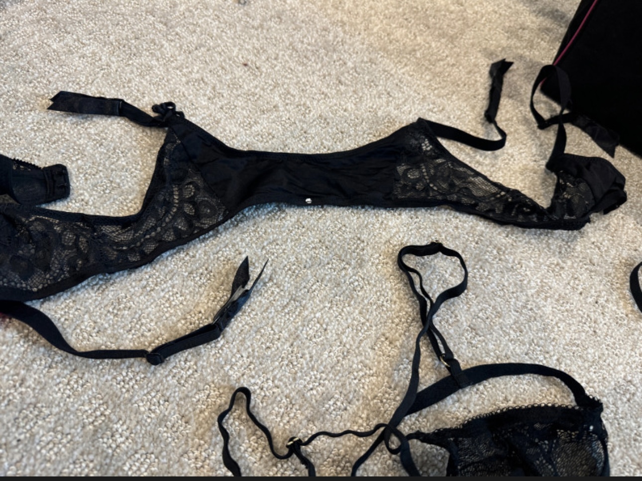 La Senza Black Lace Lingerie Set bundle - photo 5
