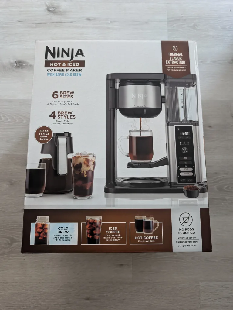 Ninja Hot & Iced Coffee Maker with Rapid Cold Brew thumbnail