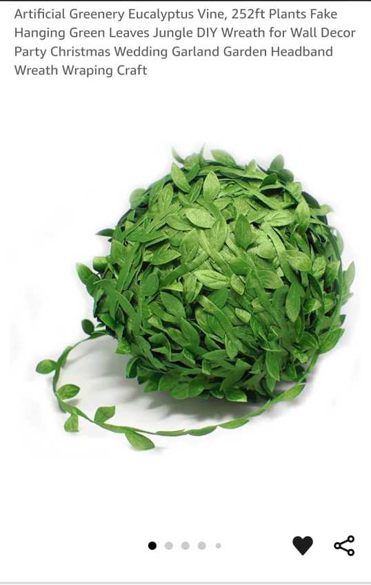 Artificial Greenery - Silk Eucalyptus Vine - photo 2