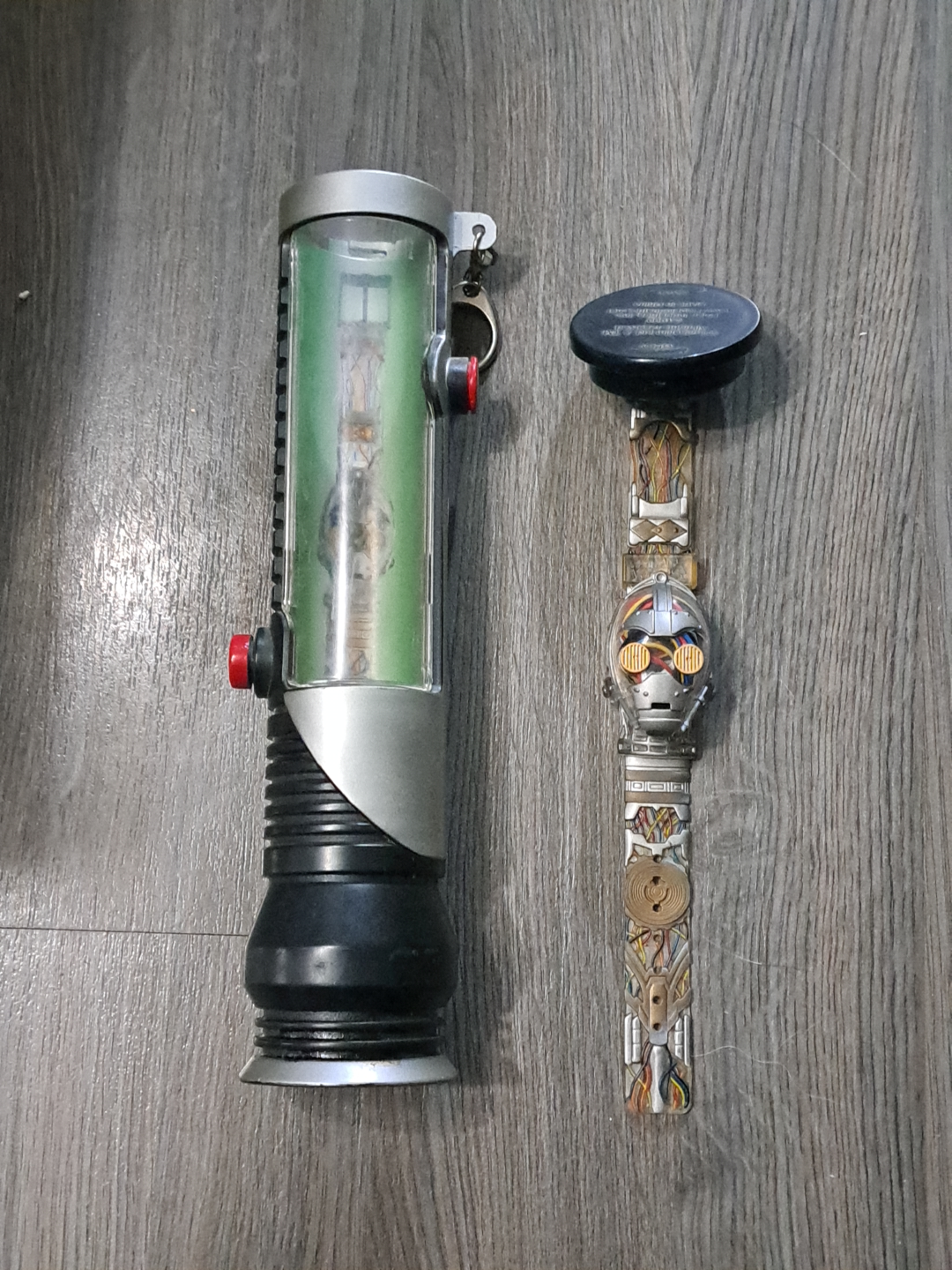 Star Wars Episode 1 Lightsaber Keychain & Watch