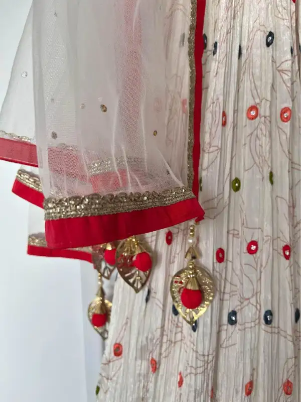 Pink Embroidered Lehenga Wedding Festive Party - photo 5