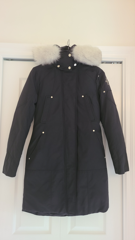 Down filled Black Parka jacket