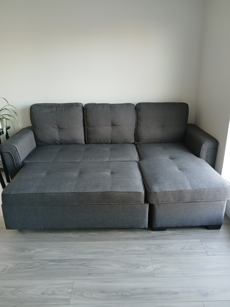 Reversible "L" - condo sized sectional w/ storage - photo 3