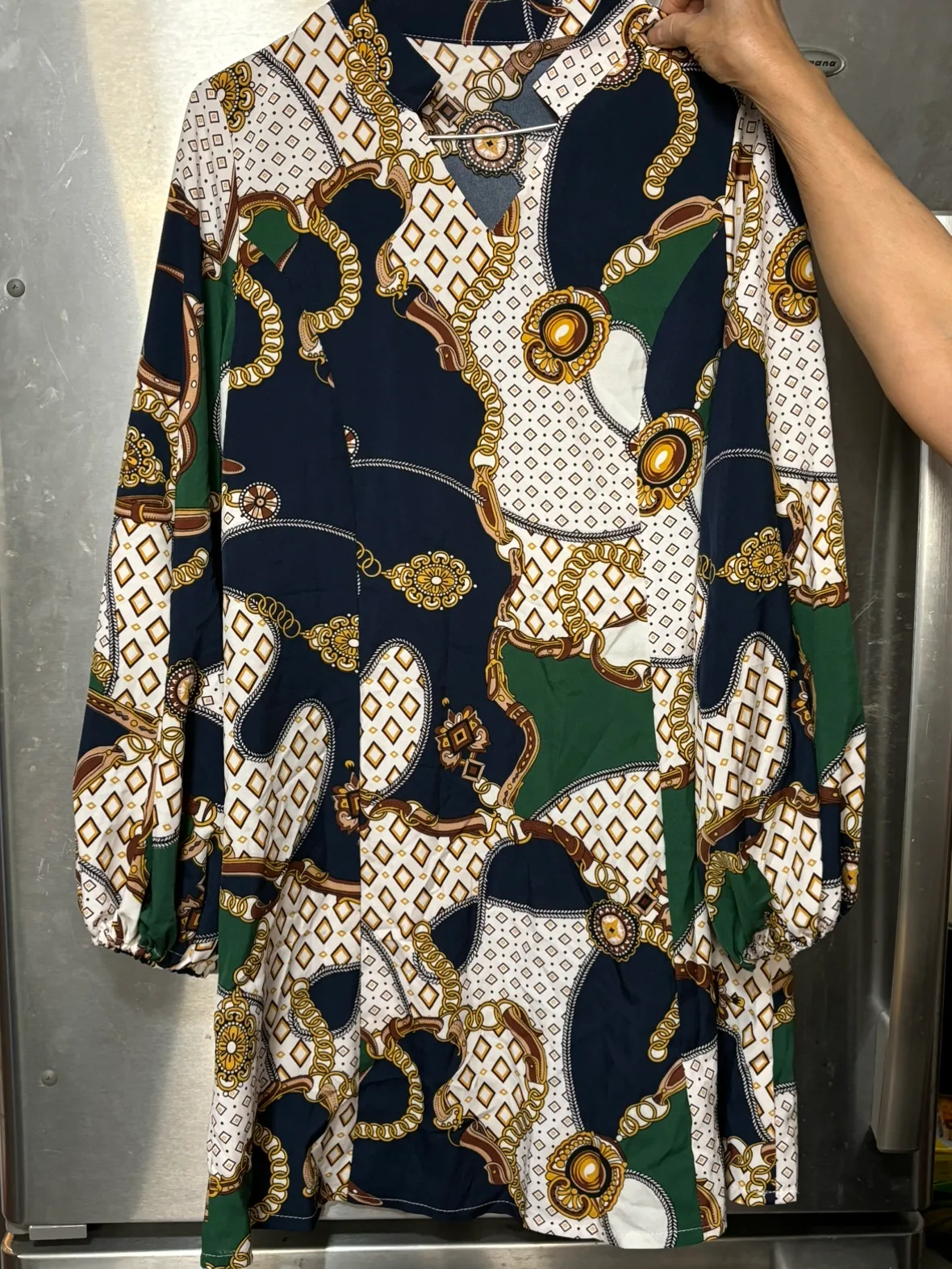 Chain Print Dress thumbnail