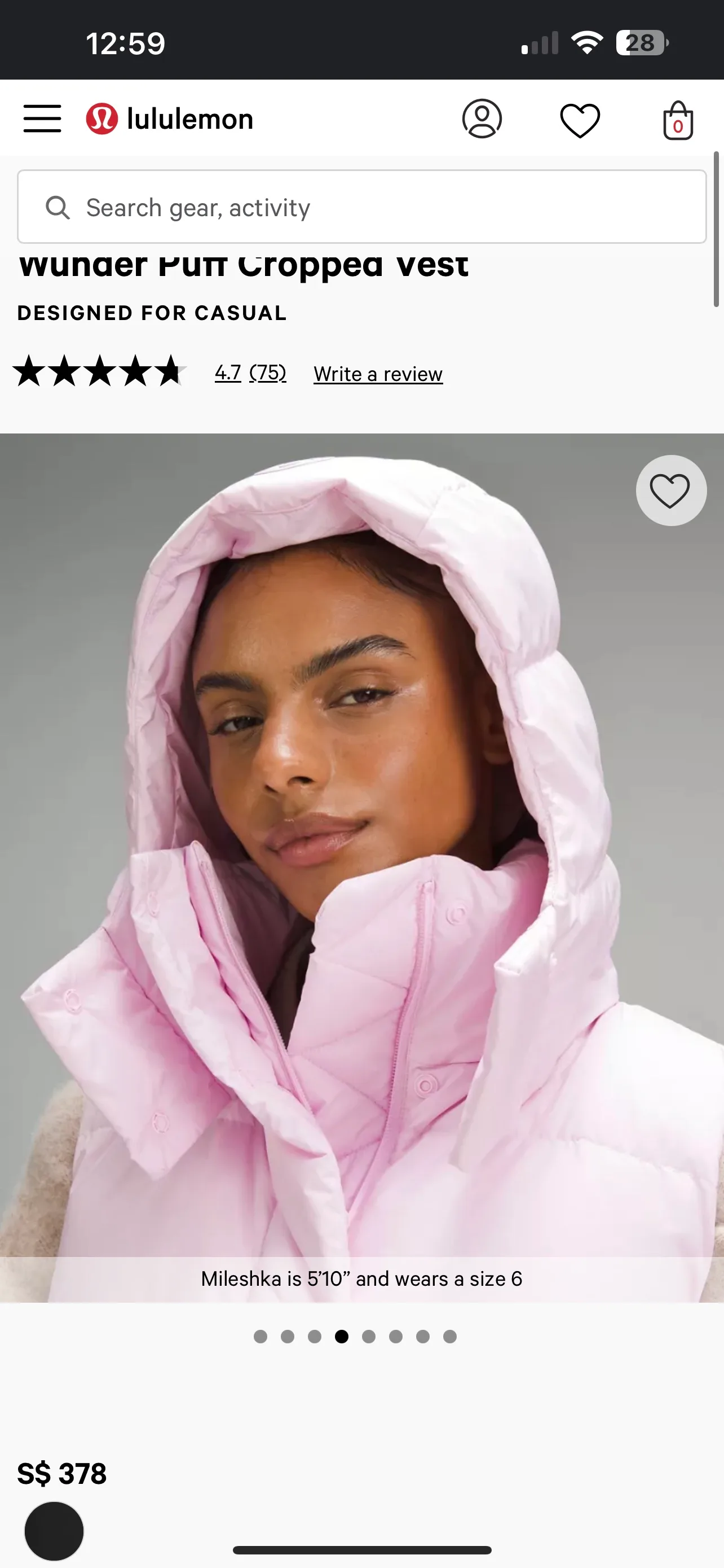 Lululemon Puffer Vest image indicator(7)