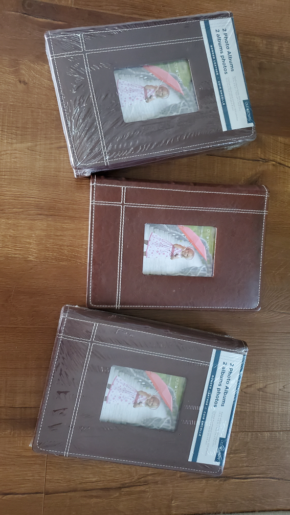 5 Photo Albums, leather bound. Brand New.
