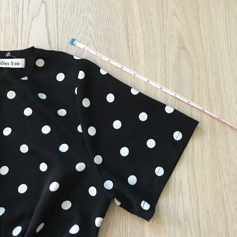 Trade/FWP: Black & White Polka Dot Tulle Dress - Small - NWOT image indicator(5)