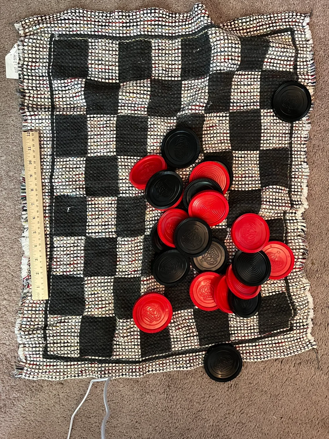 Jumbo Checkerboard Game Set thumbnail