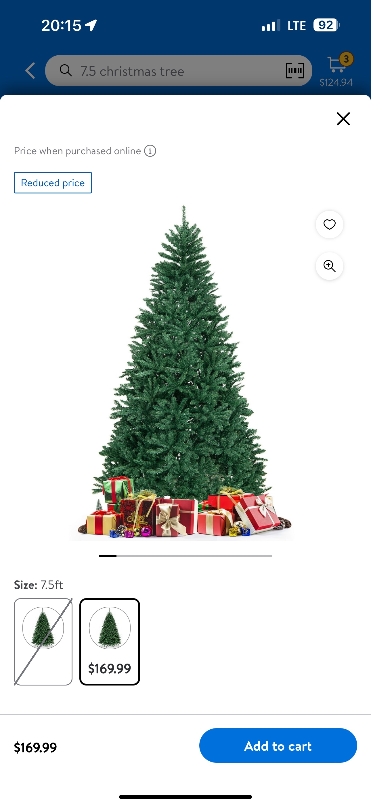 7.5 Christmas tree