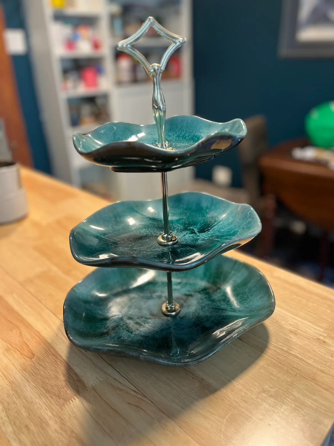 Blue Mountain Pottery Three Tier Serving Stand thumbnail