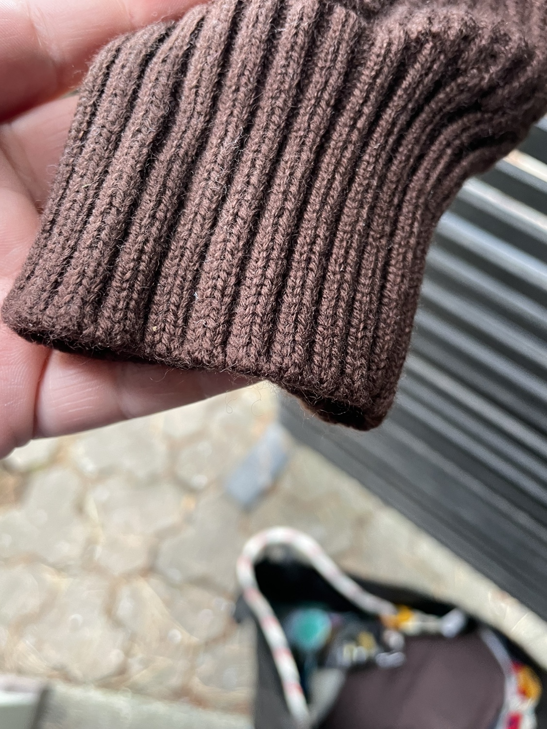 Babaton Brown Cable Knit Sweater - photo 4