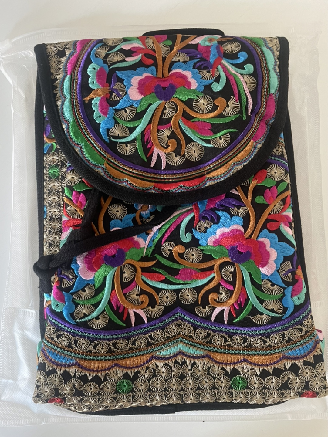 Embroidered Mini Backpack