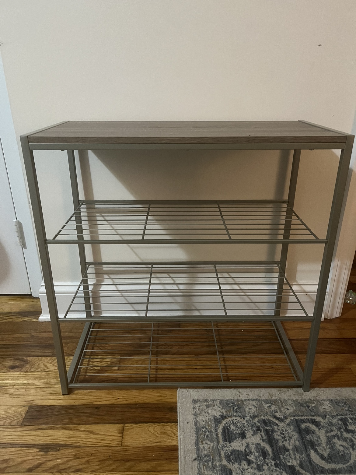 3-Tier Metal Shoe Rack