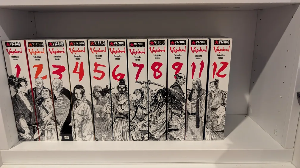 Vagabond Volumes 1, 8, 9, 11 and 12. image indicator(2)