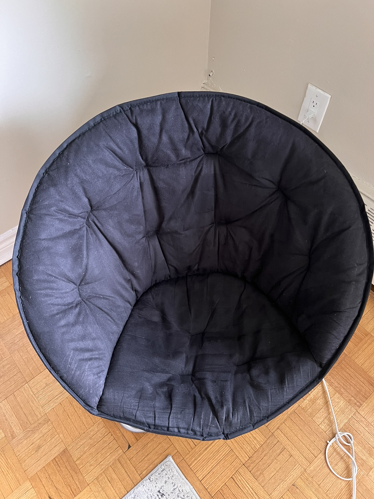 Black Folding Moon Chair - photo 2