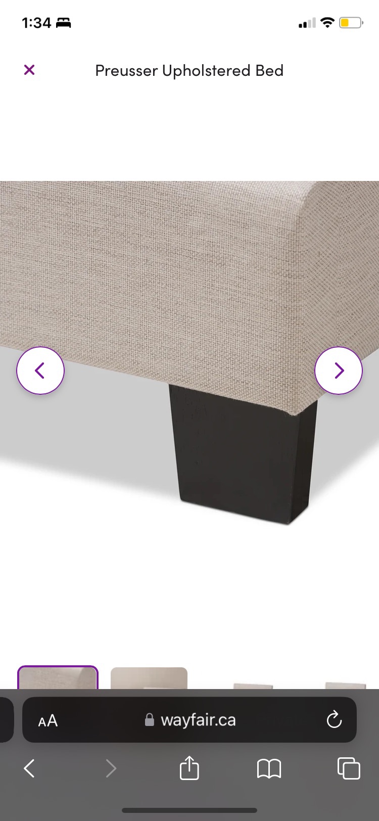 Full Size Bed Frame + Box frame + hybrid mattress - photo 4