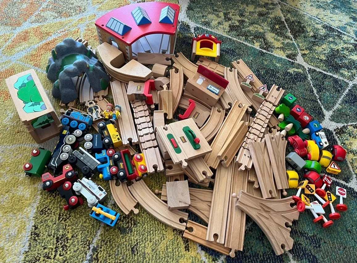 Brio wooden train set thumbnail