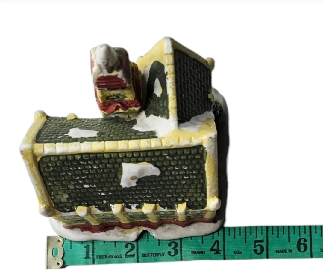 Vintage Ceramic Church for Mini Christmas Village image indicator(7)