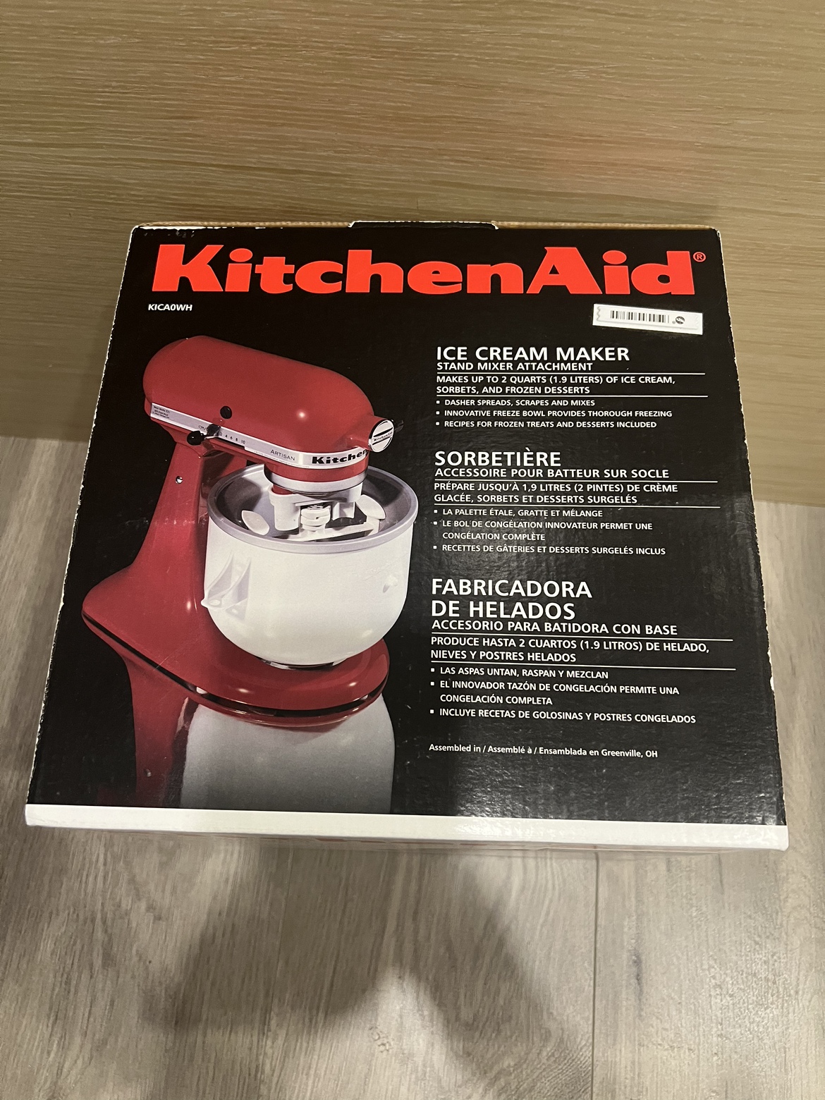 KitchenAid Ice Cream Maker Attachment Bowl - photo 2