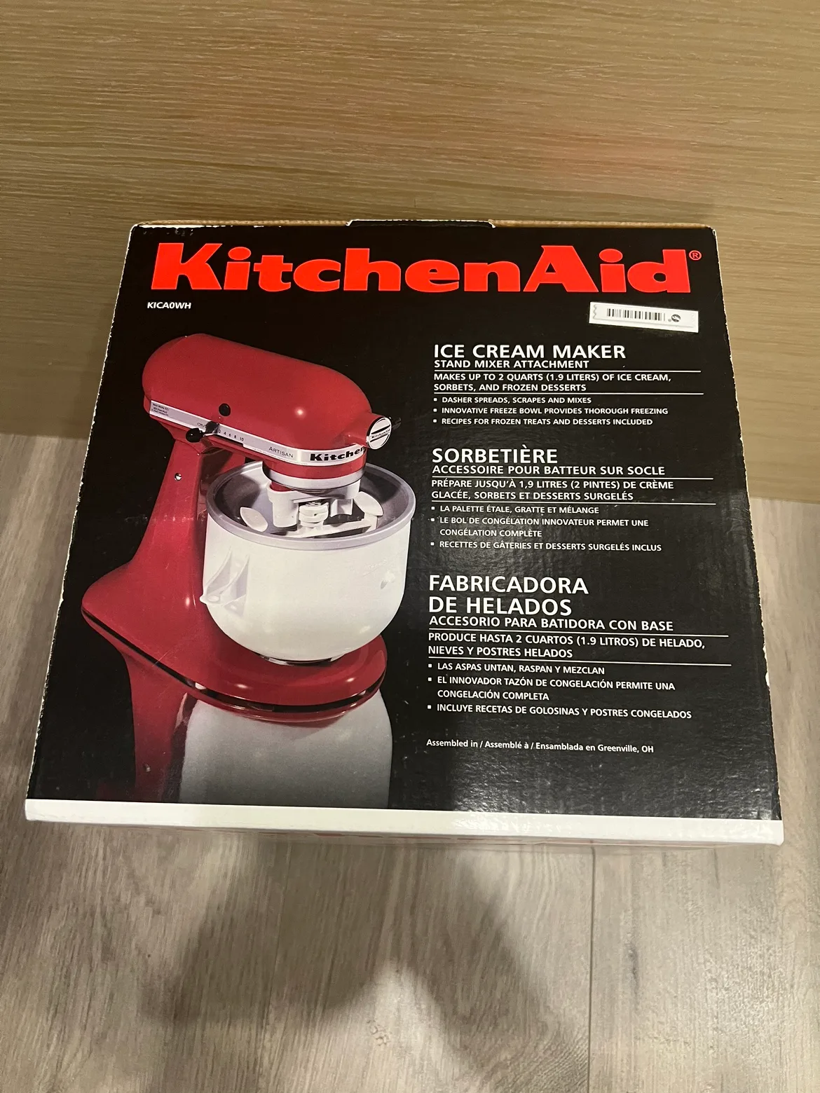 KitchenAid Ice Cream Maker Attachment Bowl image indicator(2)