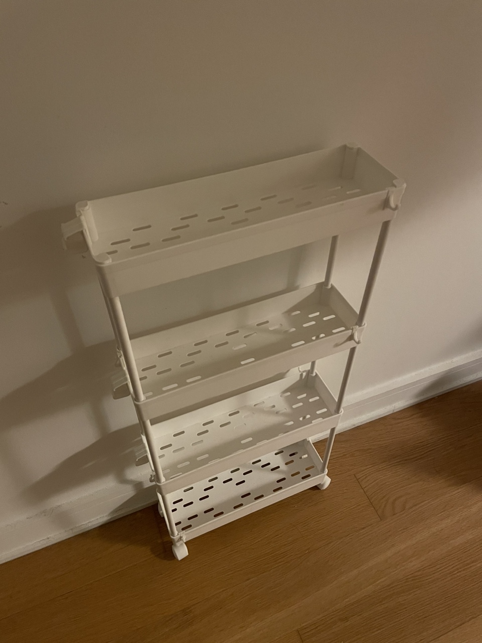 White Rolling Storage Cart
