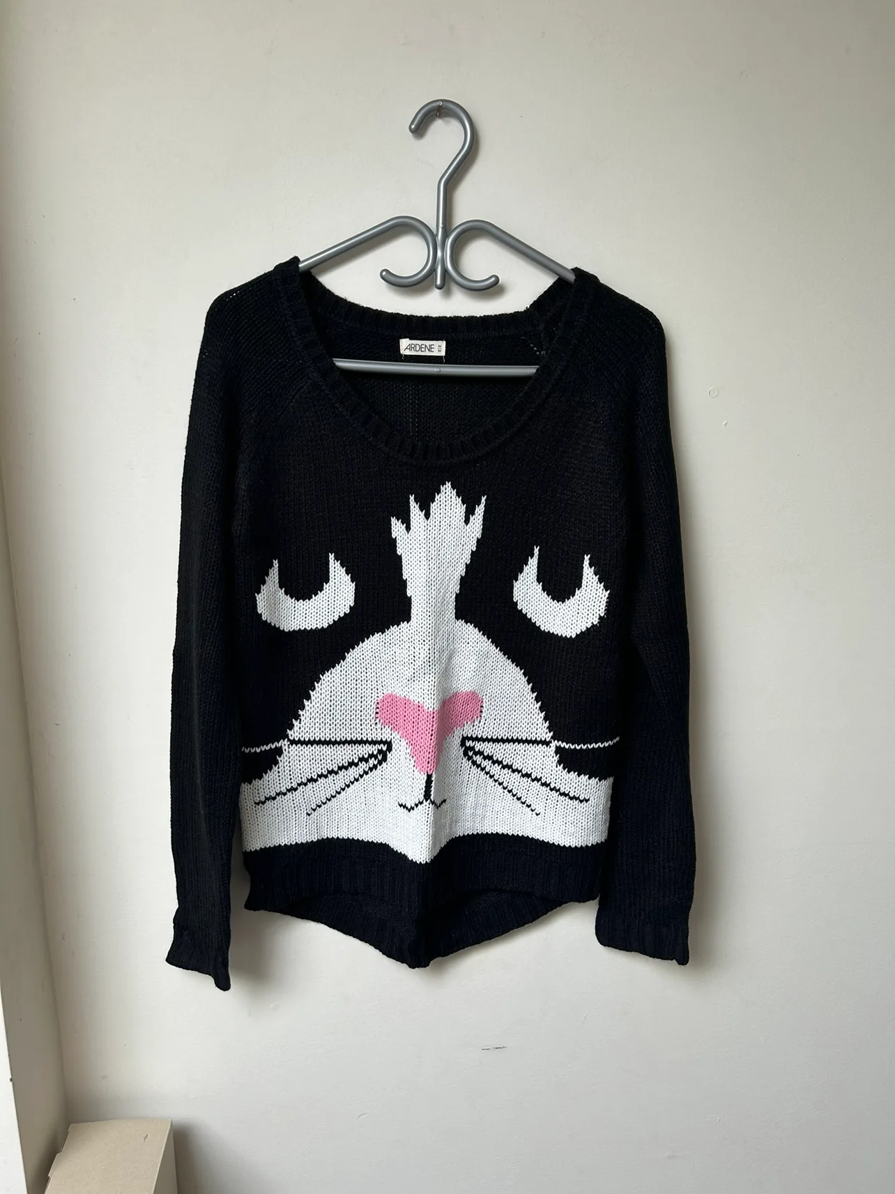Purrr-fect Black Cat Sweater for Halloween thumbnail