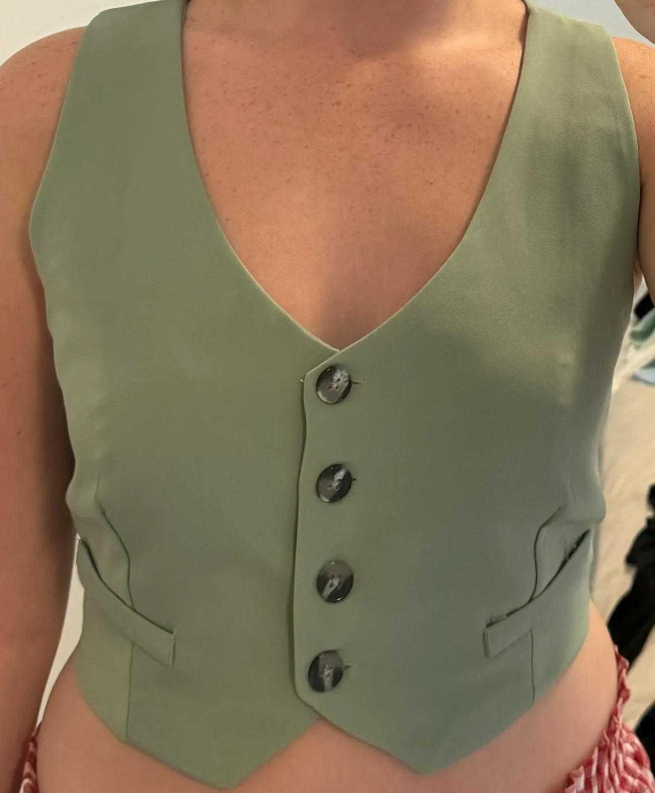 Sage Green Vest thumbnail