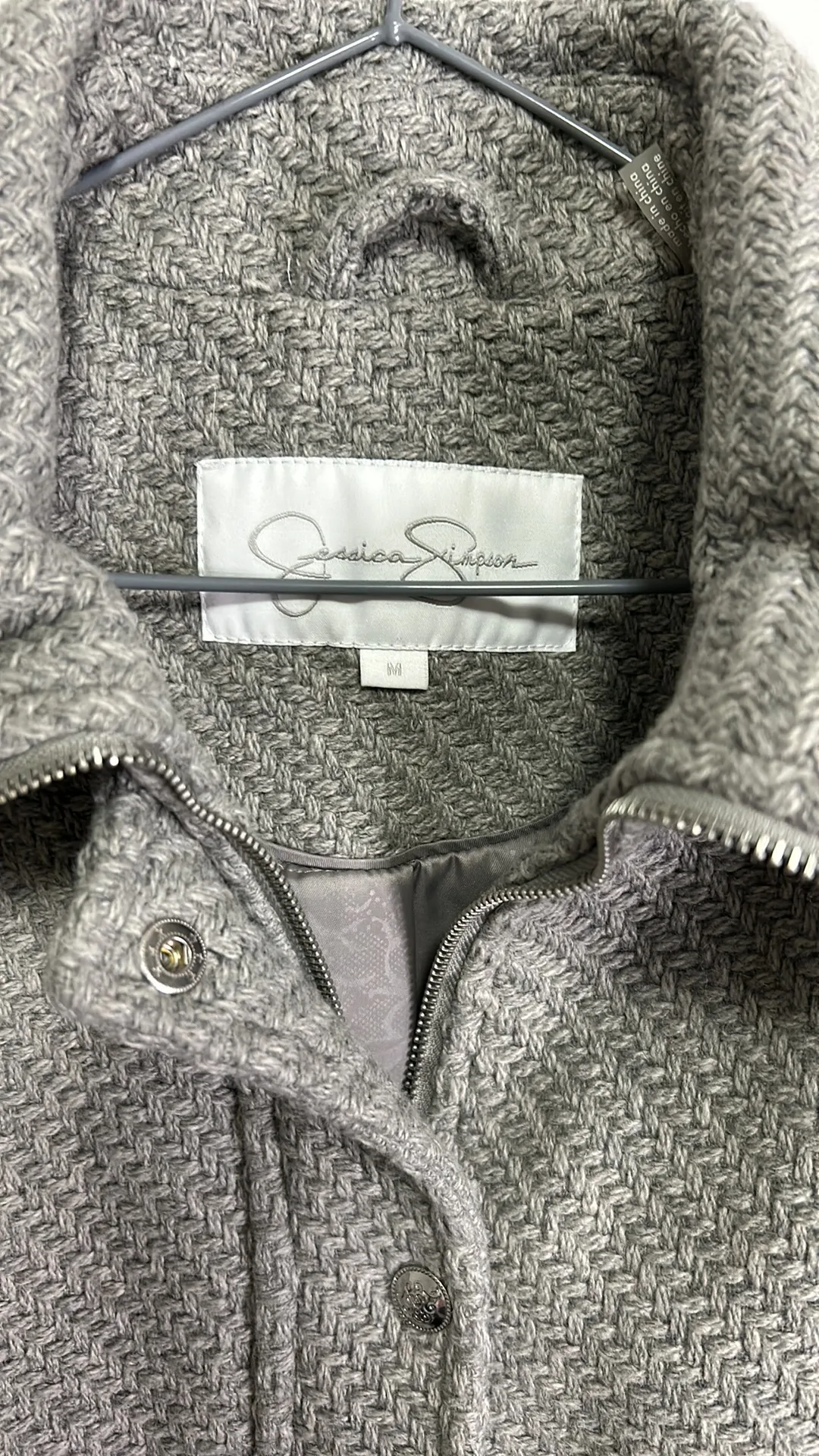 Jessica Simpson Grey wool Coat image indicator(2)