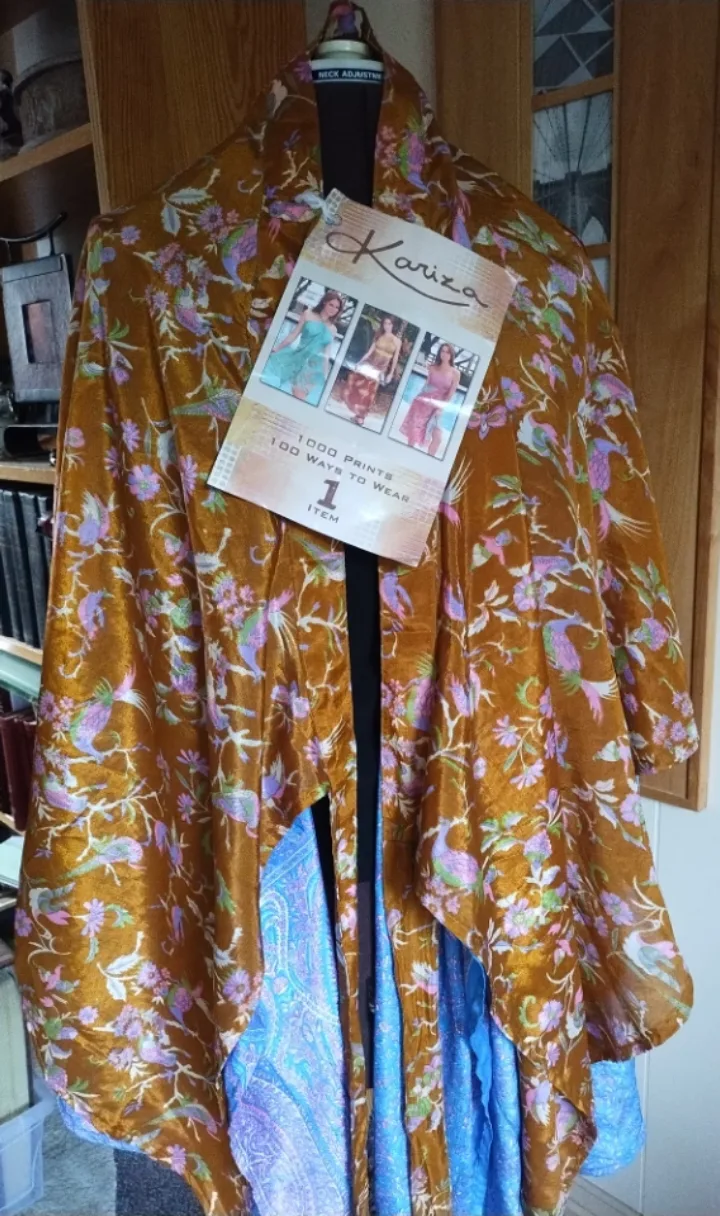 Kariza Silk wrap-around skirt image indicator(4)