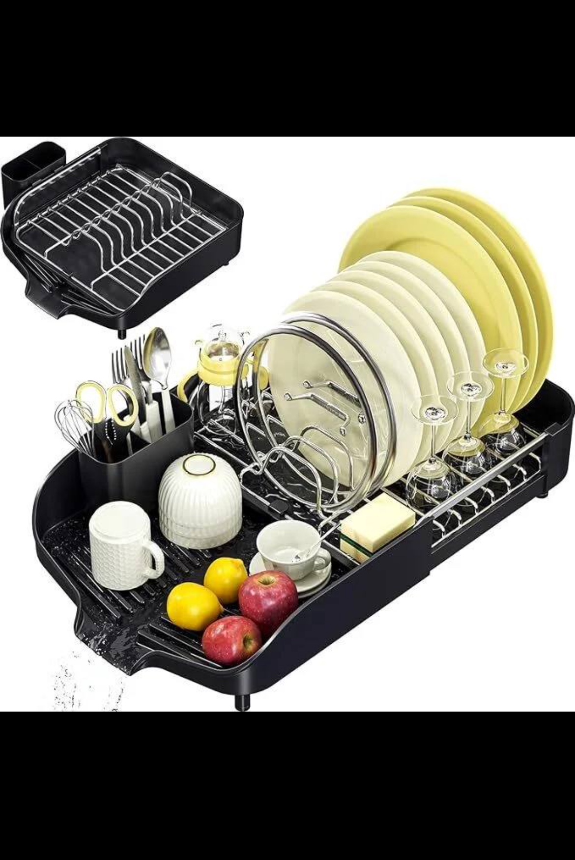 Dish Rack Black