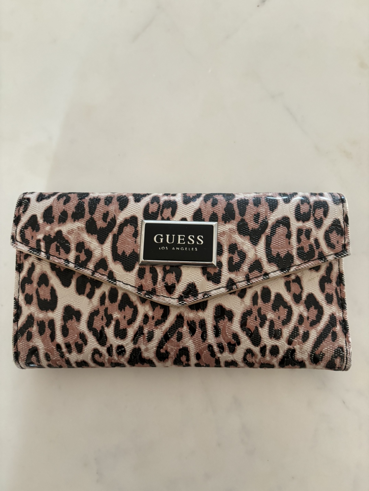 Guess Leopard Print Wallet