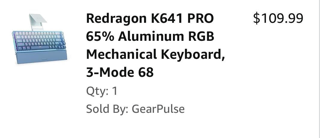Redragon K641 Pro Mechanical Keyboard - photo 3