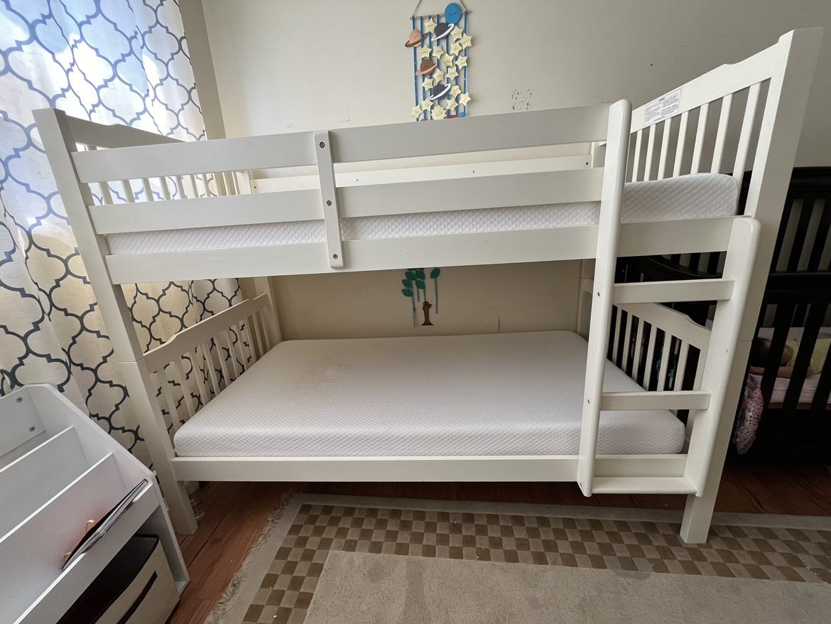 White Bunk Bed