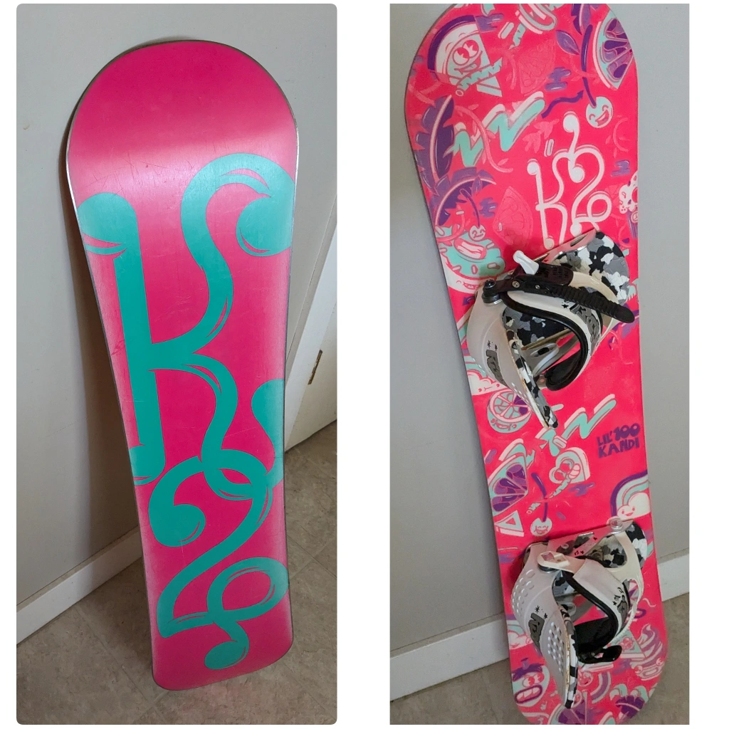 K2 Lil Kandi 100 Snowboard with Bindings | Karrot K2 Lil Kandi 100 Snowboard with Bindings | Karrot