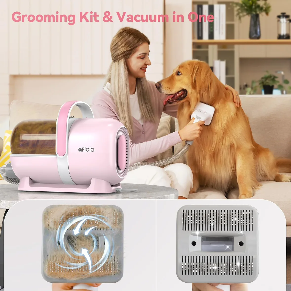 New Grooming, Pet Grooming Vacuum & Dog Clippers Nail Trimmer image indicator(3)