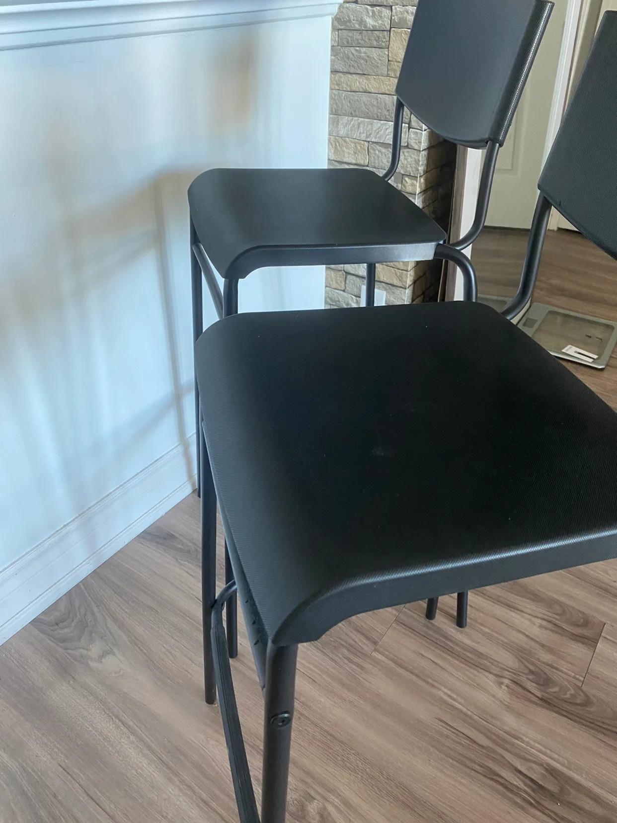 2 Black Bar Stools image indicator(2)