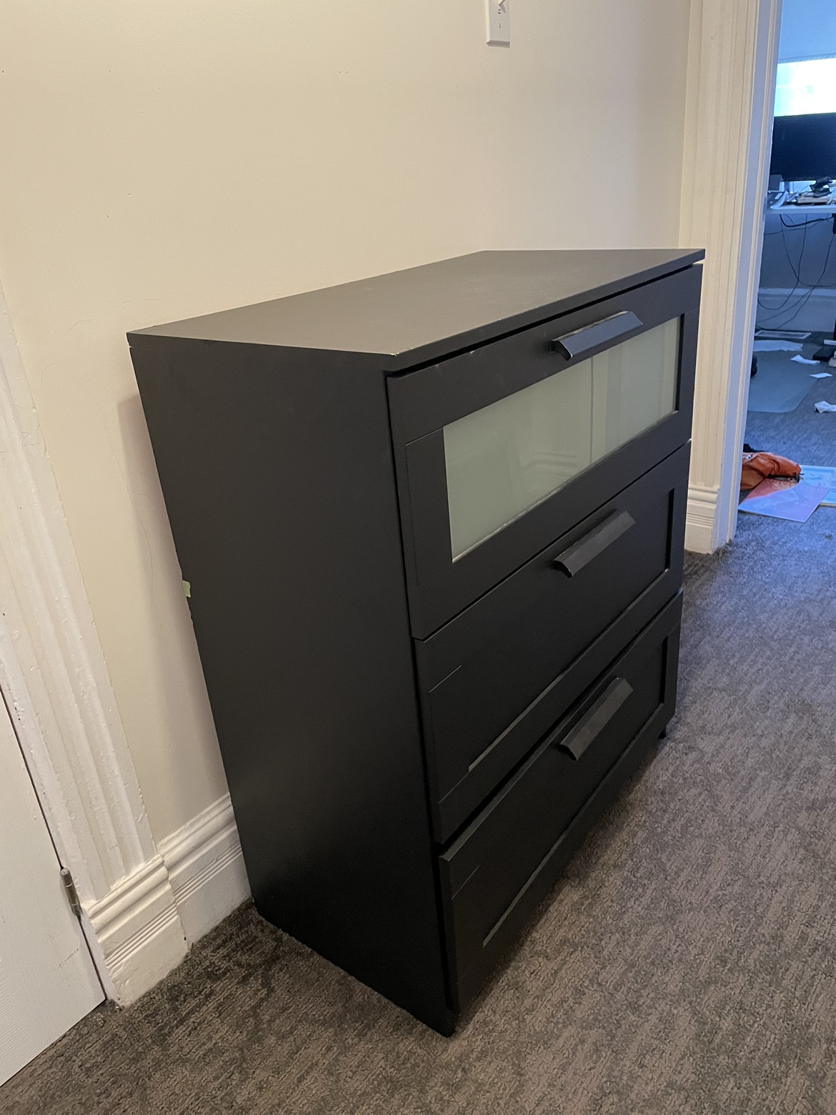 Black IKEA Chest of Drawers
